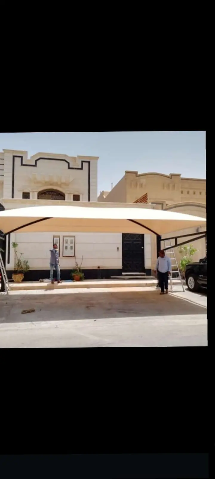 حلول الظل لتركيب مظلات كابولي لمواقف سيارات بمواصفات حديثه موديلات جديدة