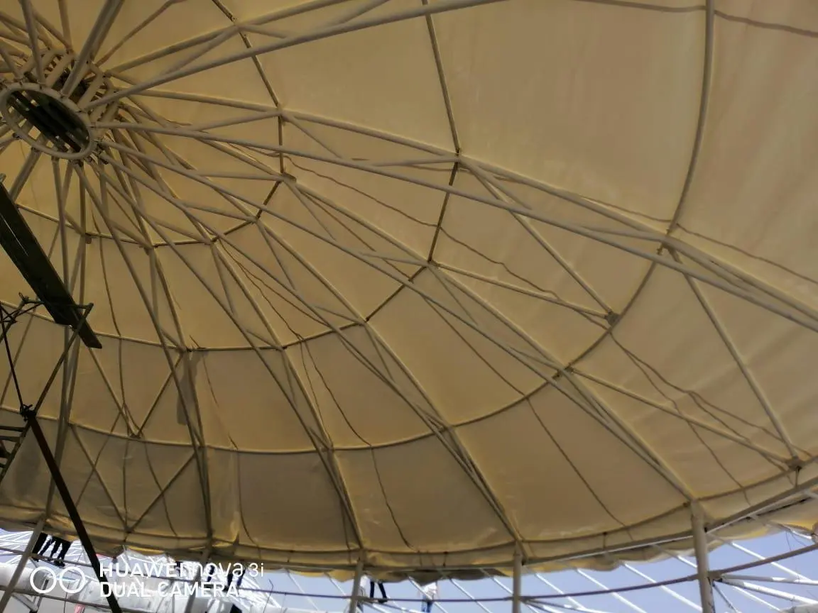 مظلات حدائق شد إنشائي