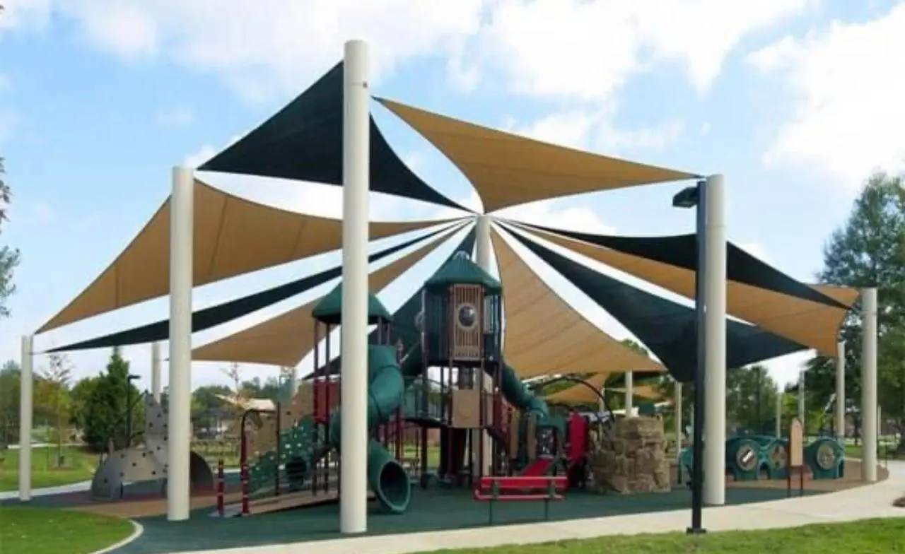 مظلات حدائق شد إنشائي