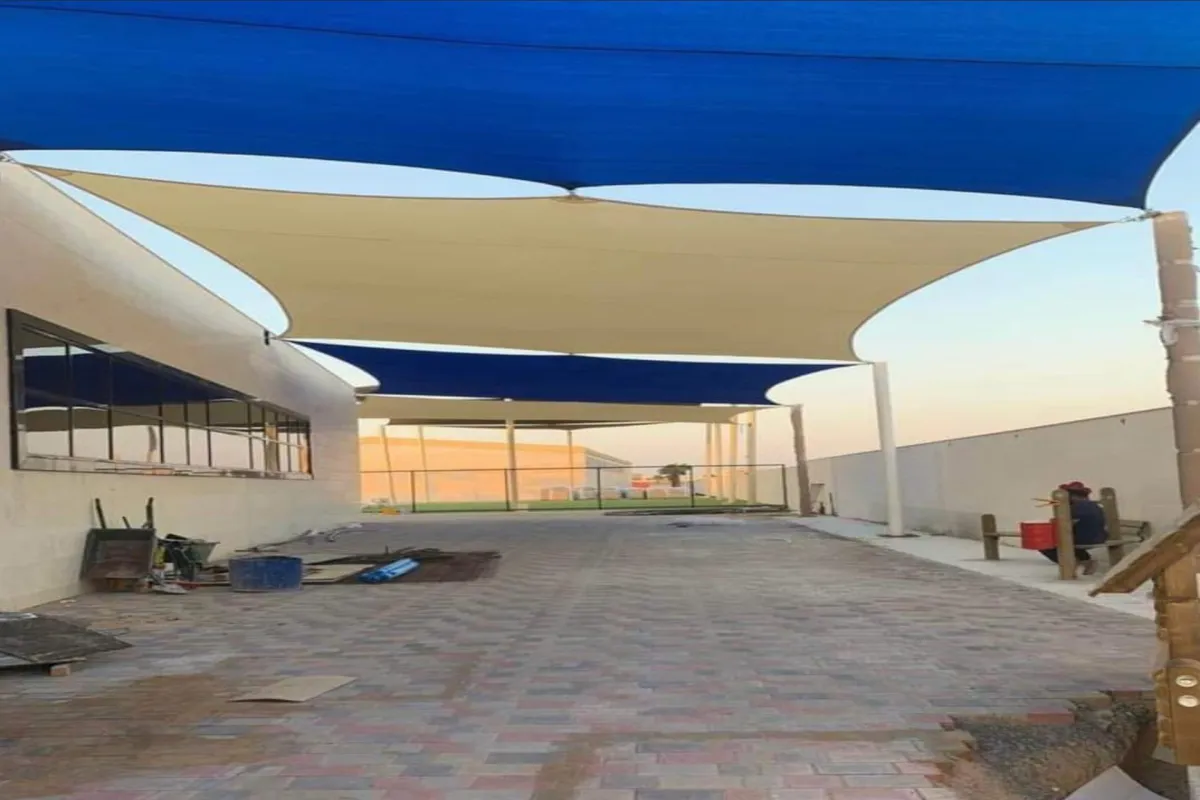 مظلات حدائق شد إنشائي